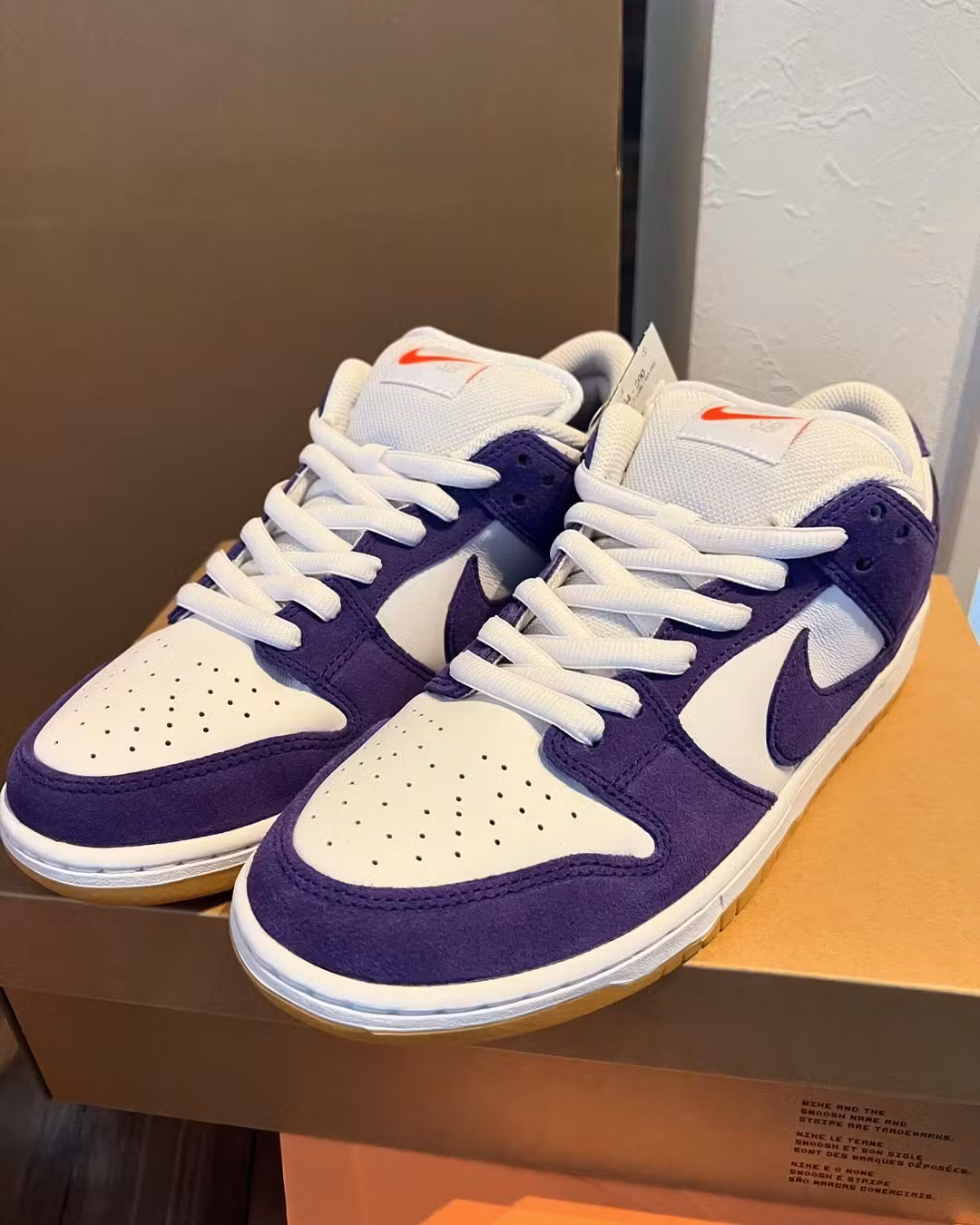 Nike SB Dunk Low Orange Label 'Purple/White' DV5464-500 Nike SB Dunk Low Orange Label 'Purple/White' DV5464-500